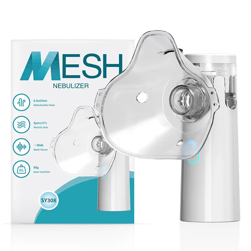 IDEABEL Health Care Mini Handheld Portable Asthma Inhale Nebulizer Ultrasonic Inalador Nebulizador For Children Adult