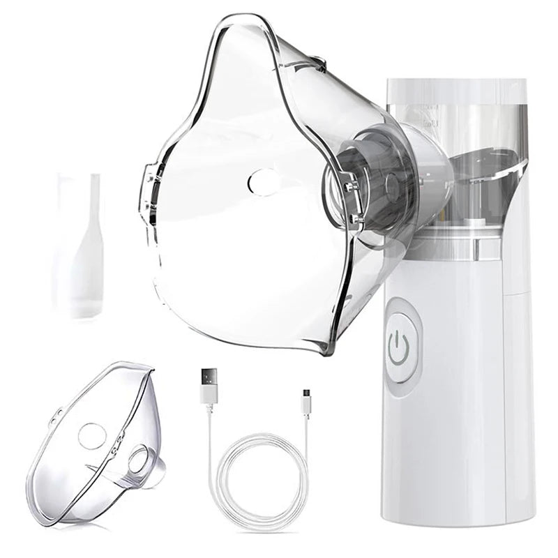 IDEABEL Health Care Mini Handheld Portable Asthma Inhale Nebulizer Ultrasonic Inalador Nebulizador For Children Adult