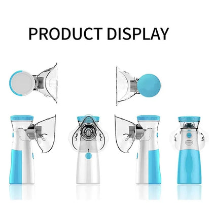 IDEABEL Health Care Mini Handheld Portable Asthma Inhale Nebulizer Ultrasonic Inalador Nebulizador For Children Adult