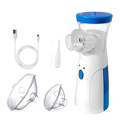 IDEABEL Health Care Mini Handheld Portable Asthma Inhale Nebulizer Ultrasonic Inalador Nebulizador For Children Adult