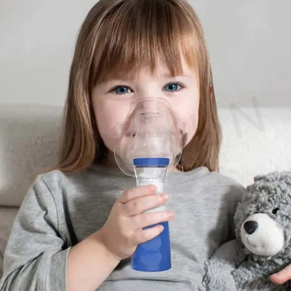 IDEABEL Health Care Mini Handheld Portable Asthma Inhale Nebulizer Ultrasonic Inalador Nebulizador For Children Adult